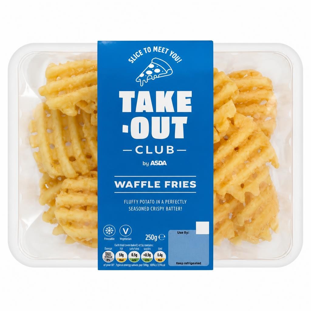 ASDA Takeout Club Waffle Fries 250g