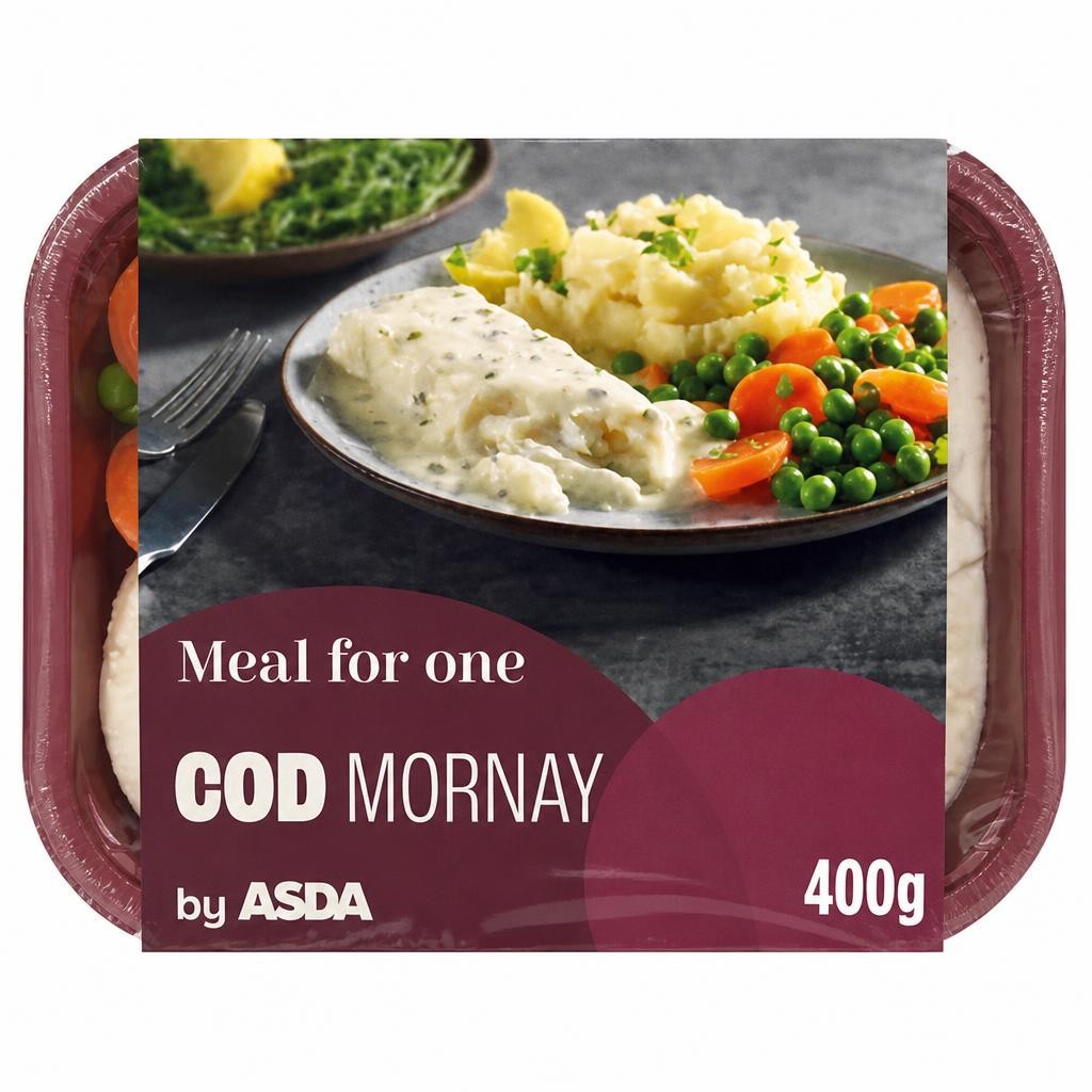 ASDA Cod Mornay with Buttery Mash 400g