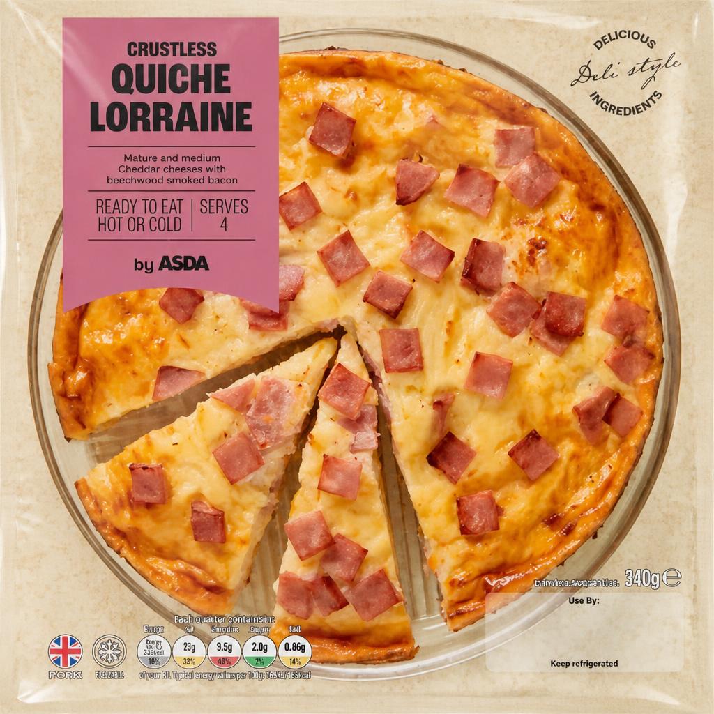 ASDA Crustless Quiche Lorraine 340g
