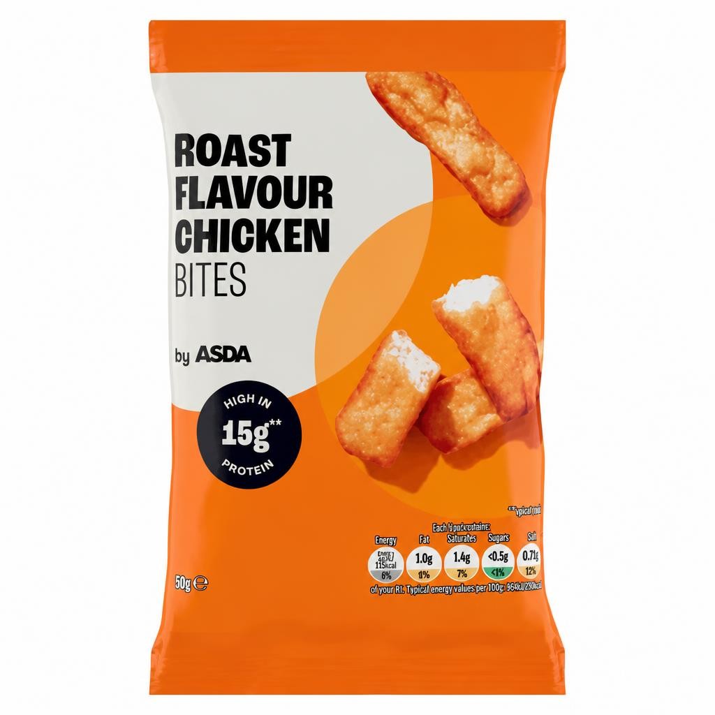 ASDA Roast Flavour Chicken Bites 70g