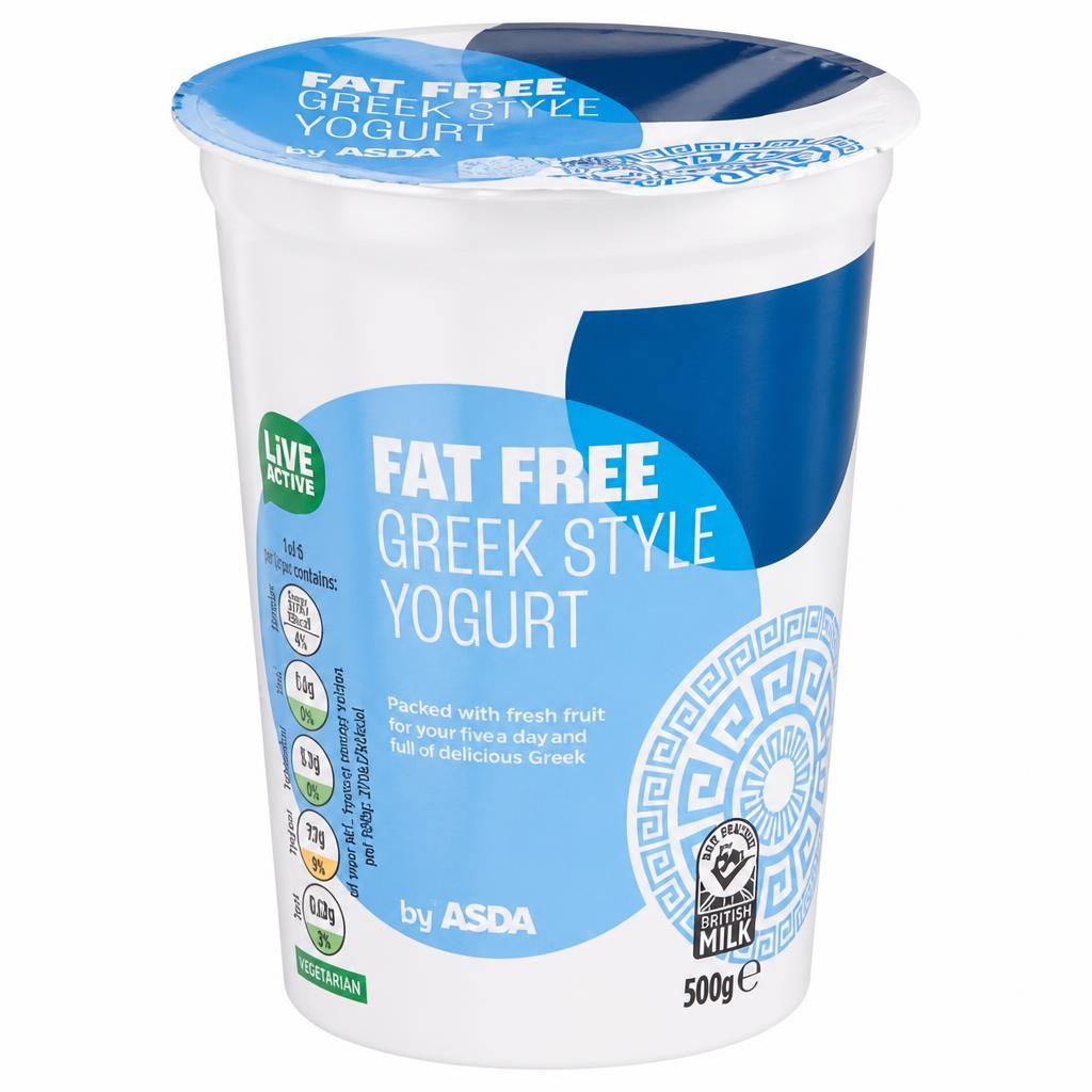 ASDA Fat Free Greek Style Yogurt 500g