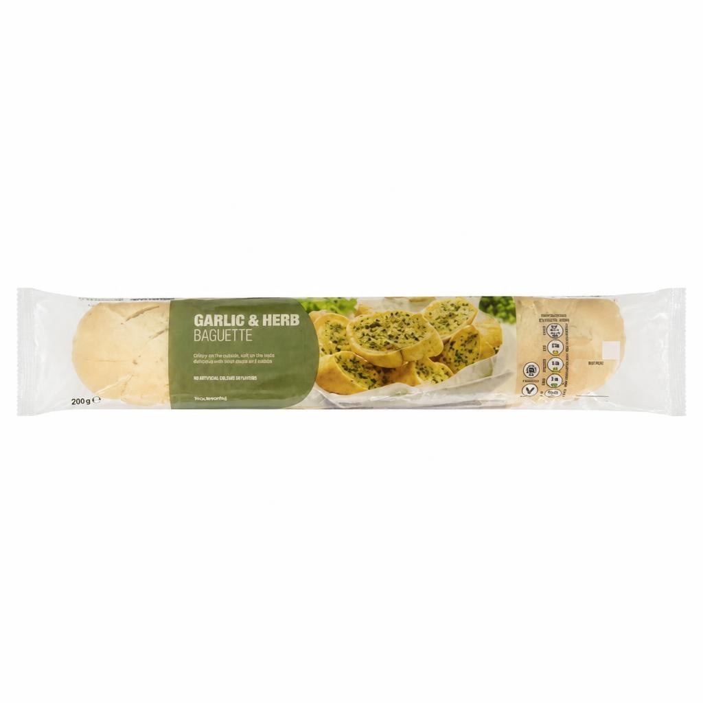 ASDA Garlic & Herb Baguette 200g