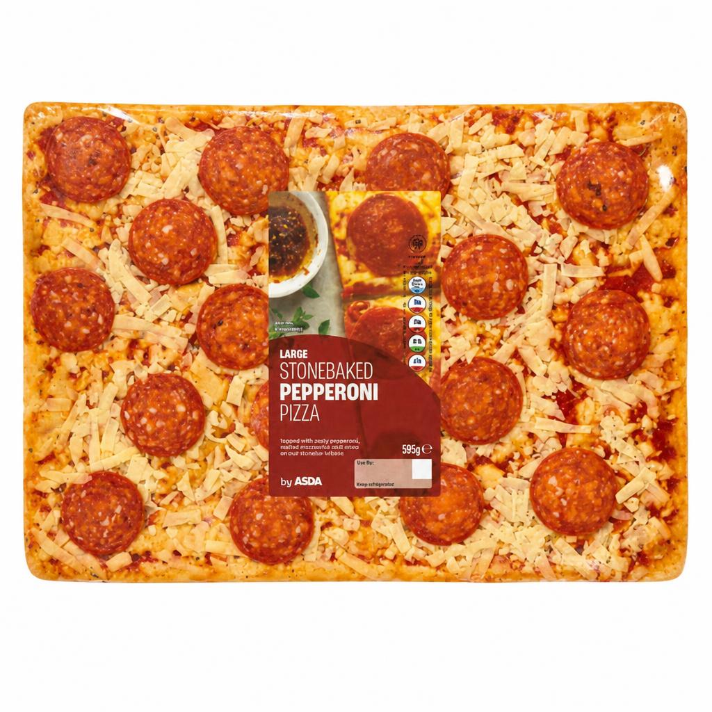 ASDA Large Stonebaked Pepperoni Pizza 505g