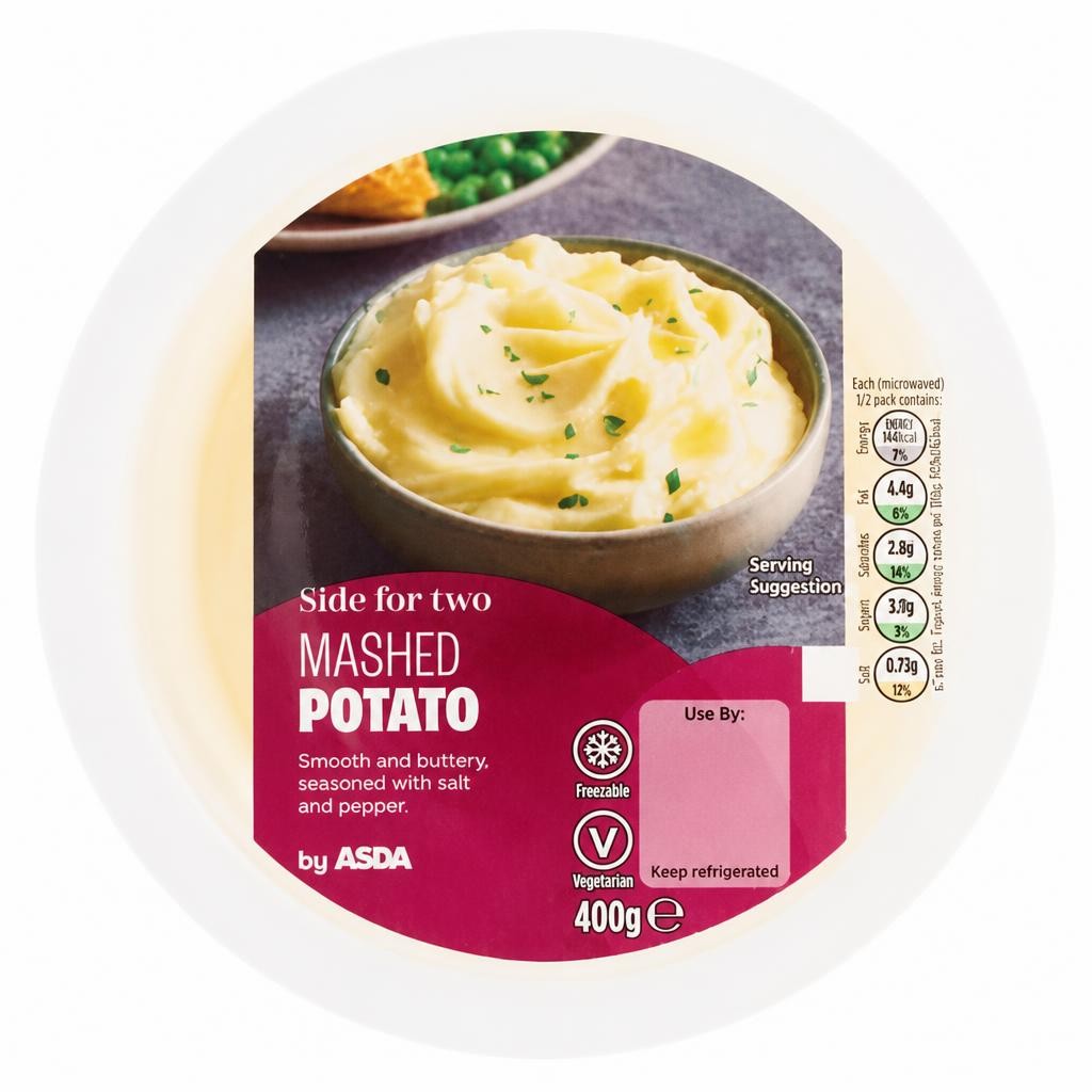ASDA Side for Two Mashed Potato 400g