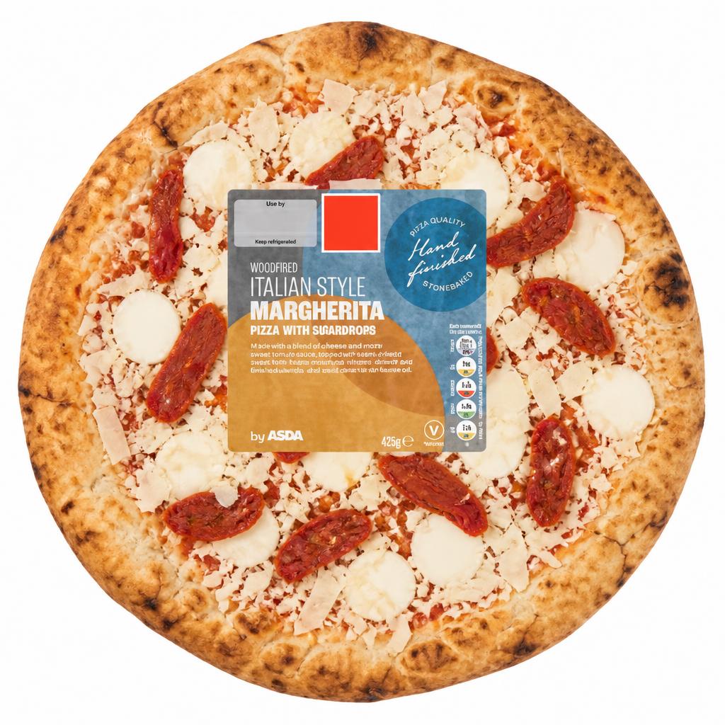 ASDA Woodfired Italian Style Margherita Pizza with Sourdough 423g