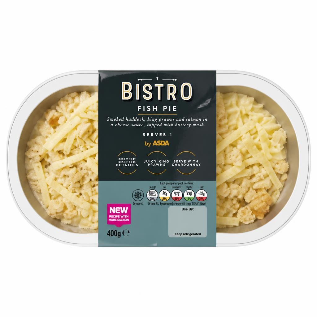 Bistro by ASDA Fish Pie 400g