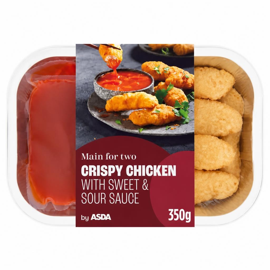 ASDA Main for Two Crispy Chicken with Sweet & Sour Sauce 350g