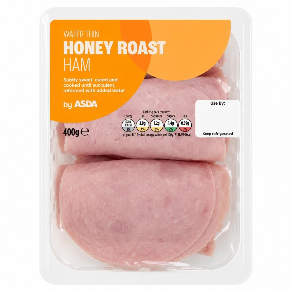 ASDA Wafer Thin Honey Roast Ham 400g
