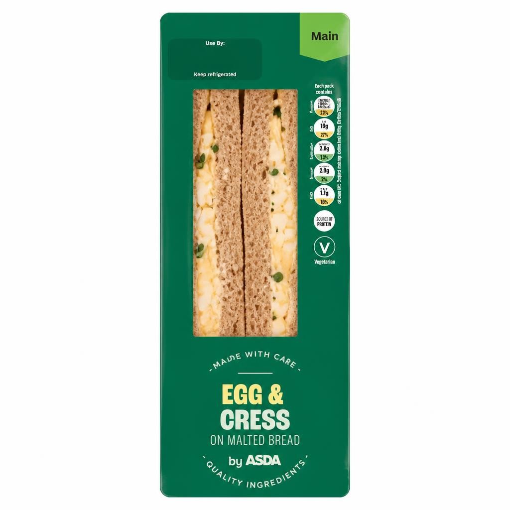 ASDA Egg & Cress Sandwich