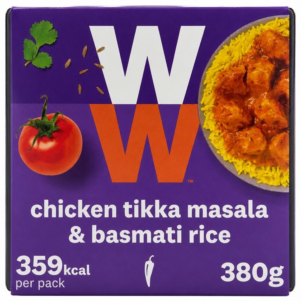 WW Chicken Tikka Masala & Basmati Rice 380g