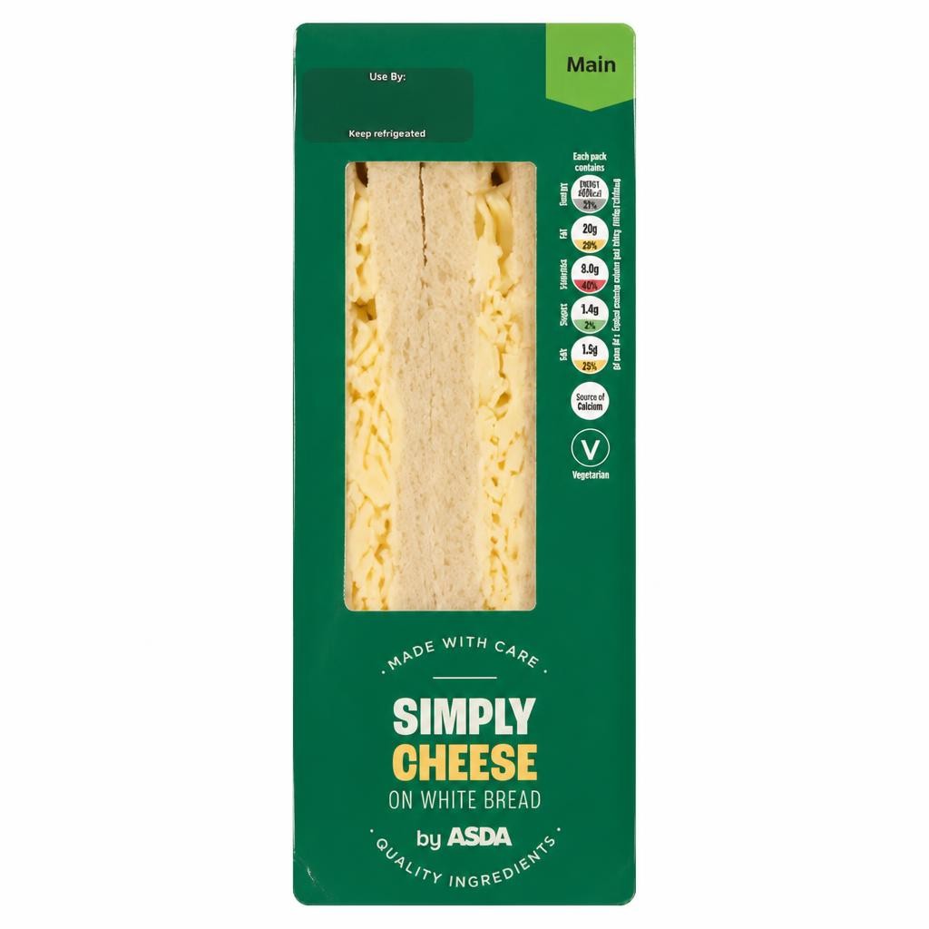ASDA Cheese Sandwich