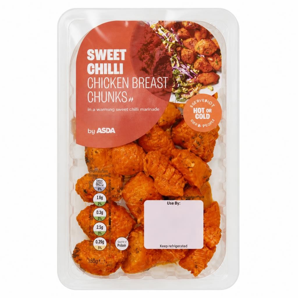 ASDA Sweet Chilli Chicken Breast Chunks 160g