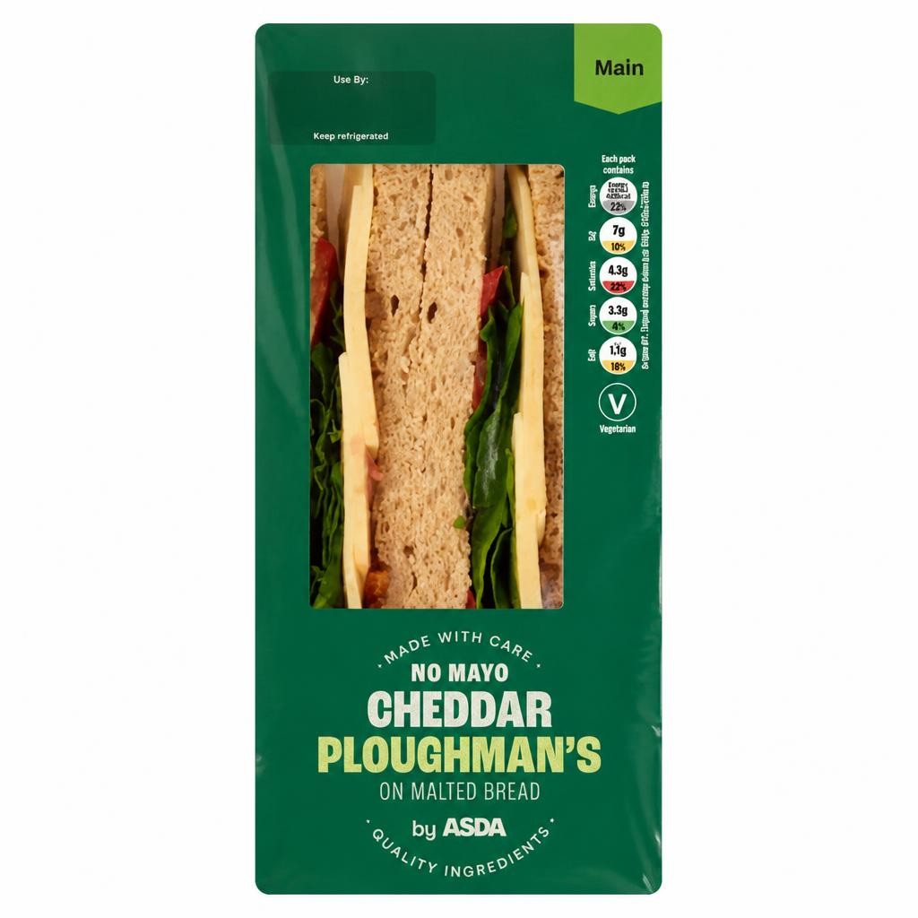 ASDA Cheddar Ploughman's Sandwich