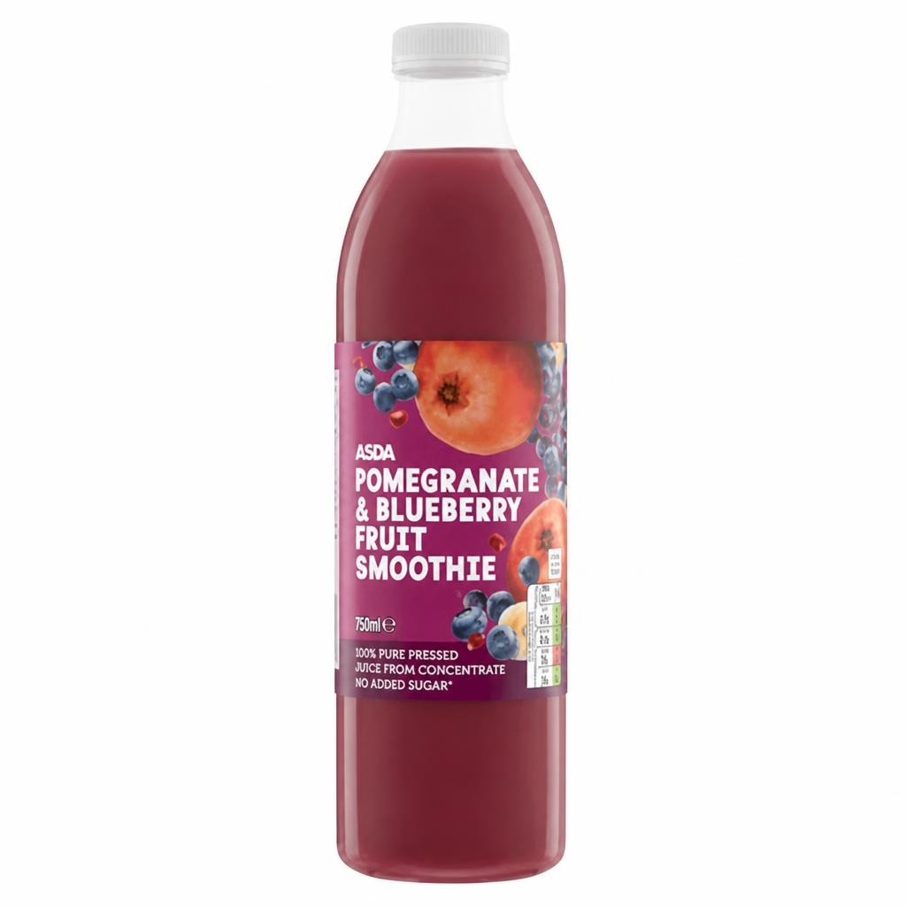 ASDA Pomegranate & Blueberry Fruit Smoothie 750ml