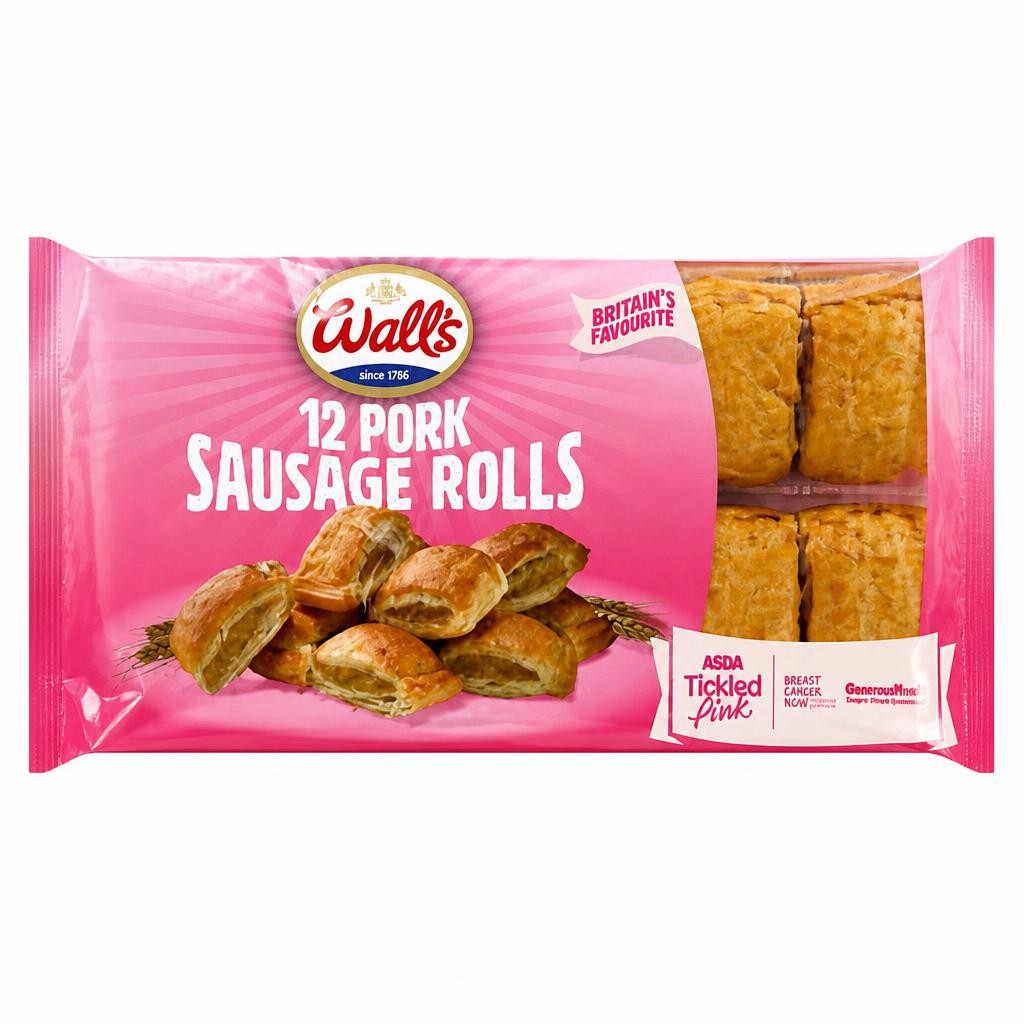 Wall's 12 Pork Sausage Rolls 240g