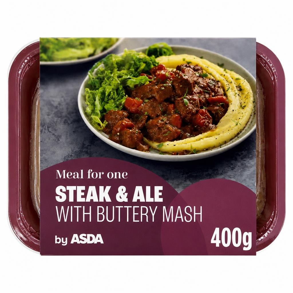 ASDA Steak & Ale with Buttery Mash 400g