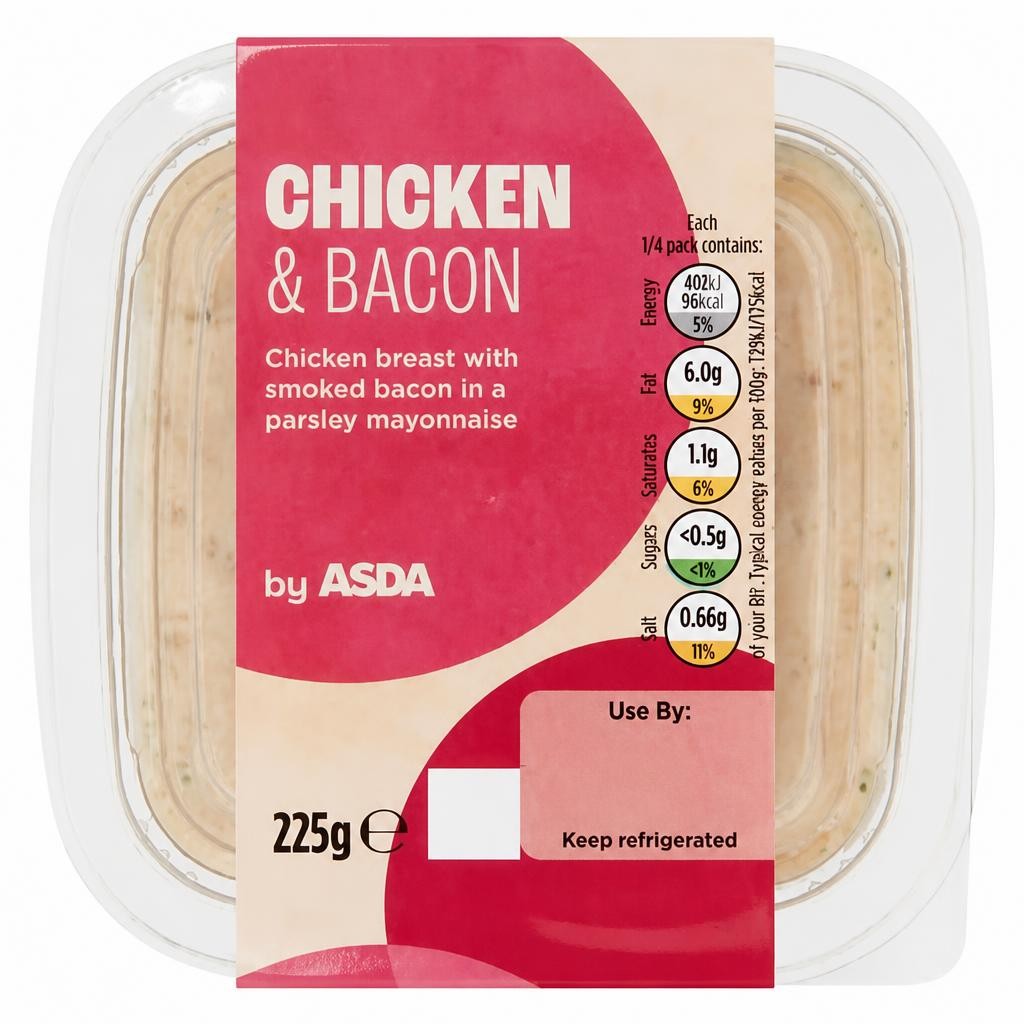 ASDA Chicken & Bacon 225g