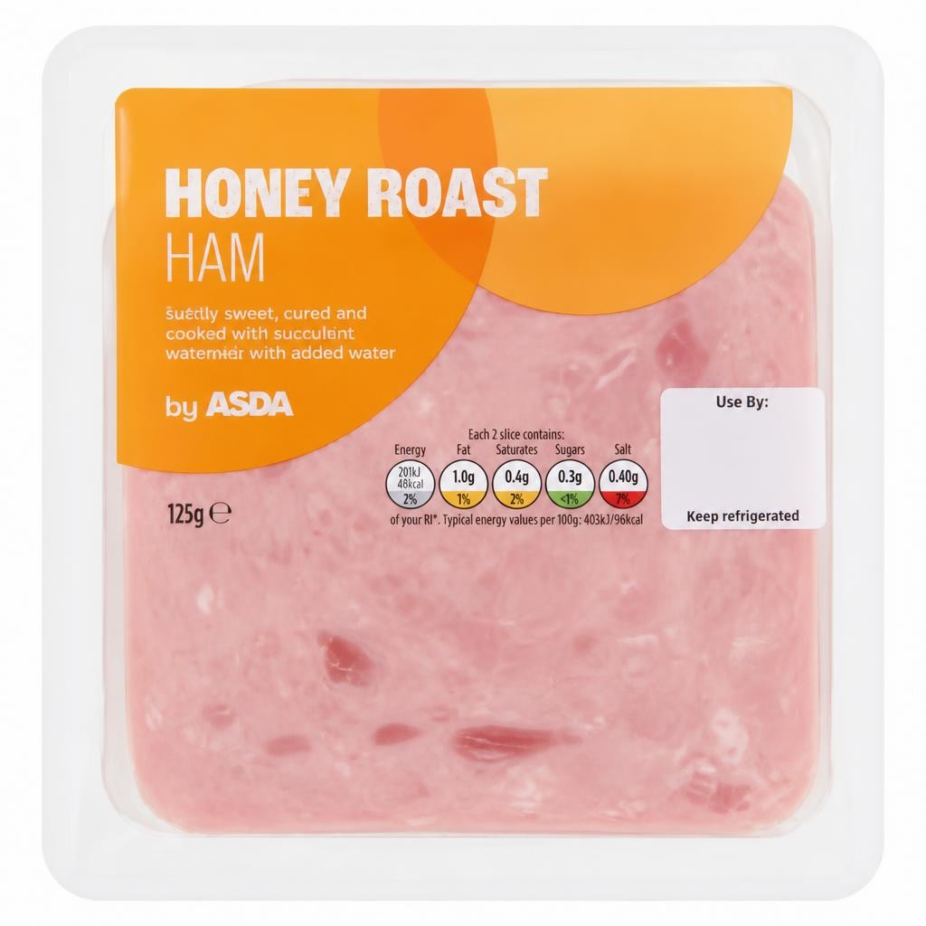 ASDA Honey Roast Ham 125g