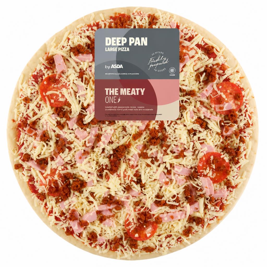 ASDA The Meaty One Large Deep Pan Pizza 903g