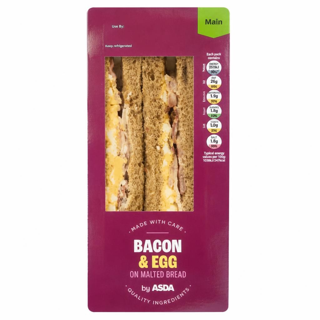 ASDA Egg & Bacon Sandwich