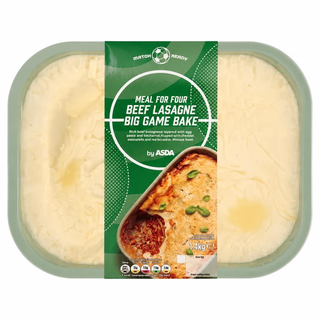 ASDA Beef Lasagne Big Game Bake 1.4kg