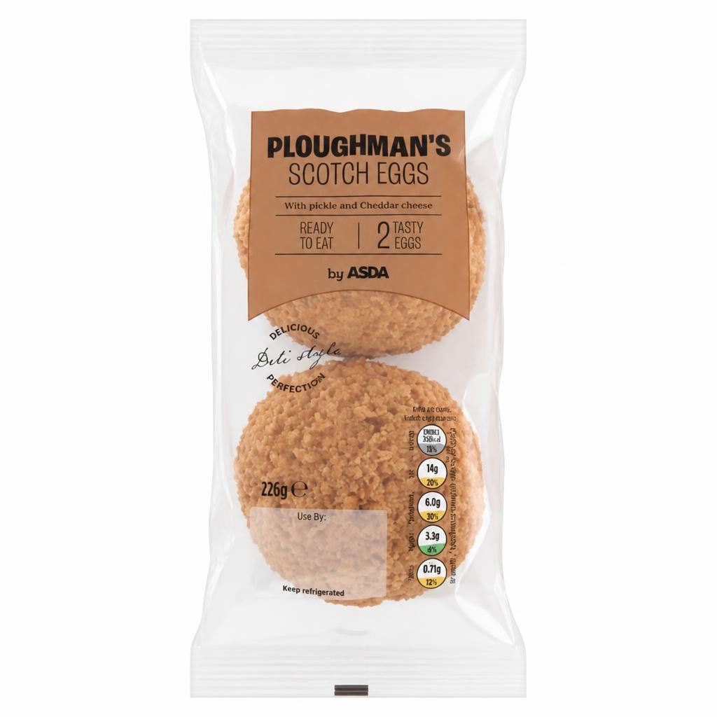 ASDA 2 Plougman's Scotch Eggs 226g