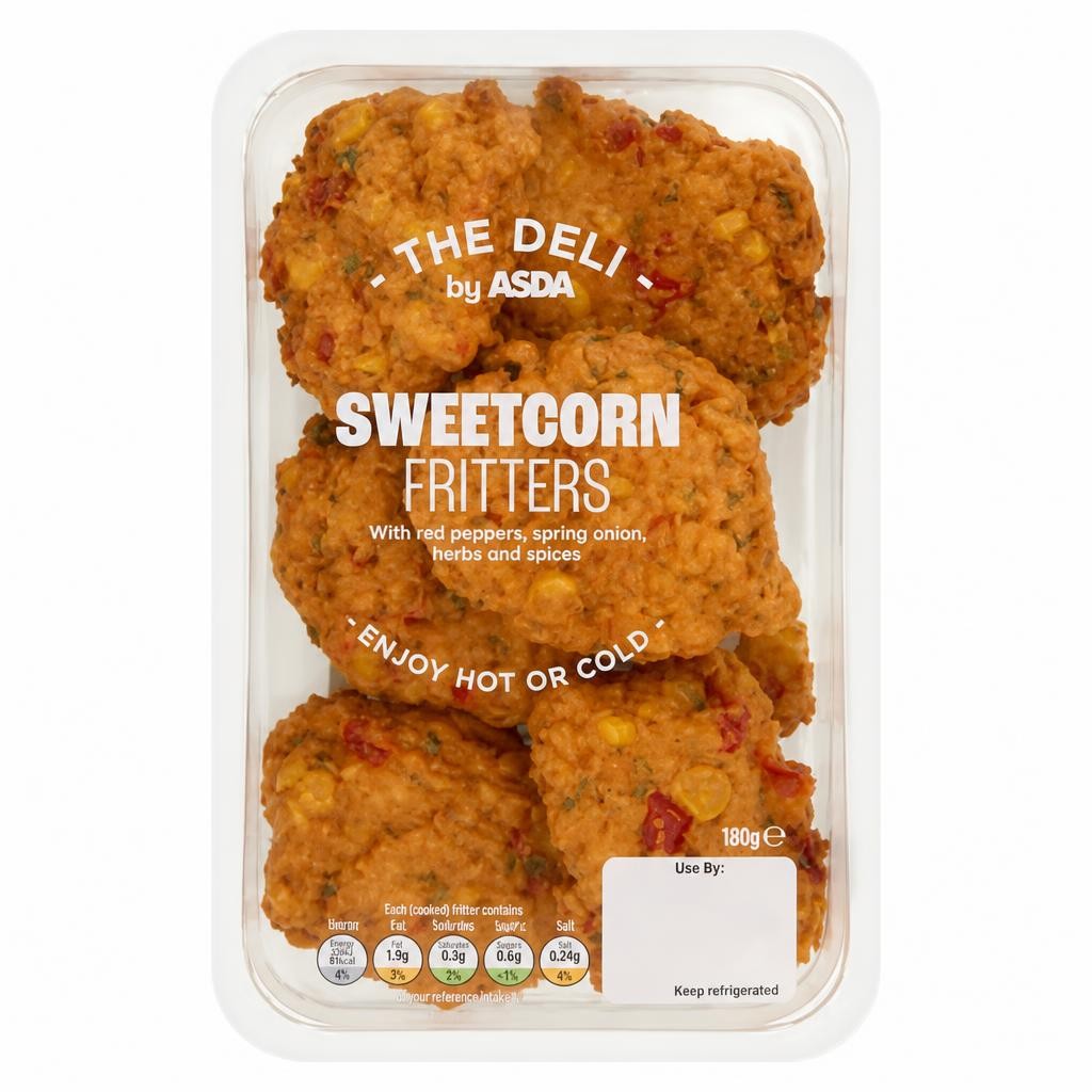 ASDA The Deli Sweetcorn Fritters 180g
