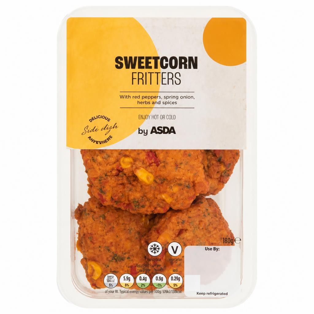 ASDA Sweetcorn Fritters 180g