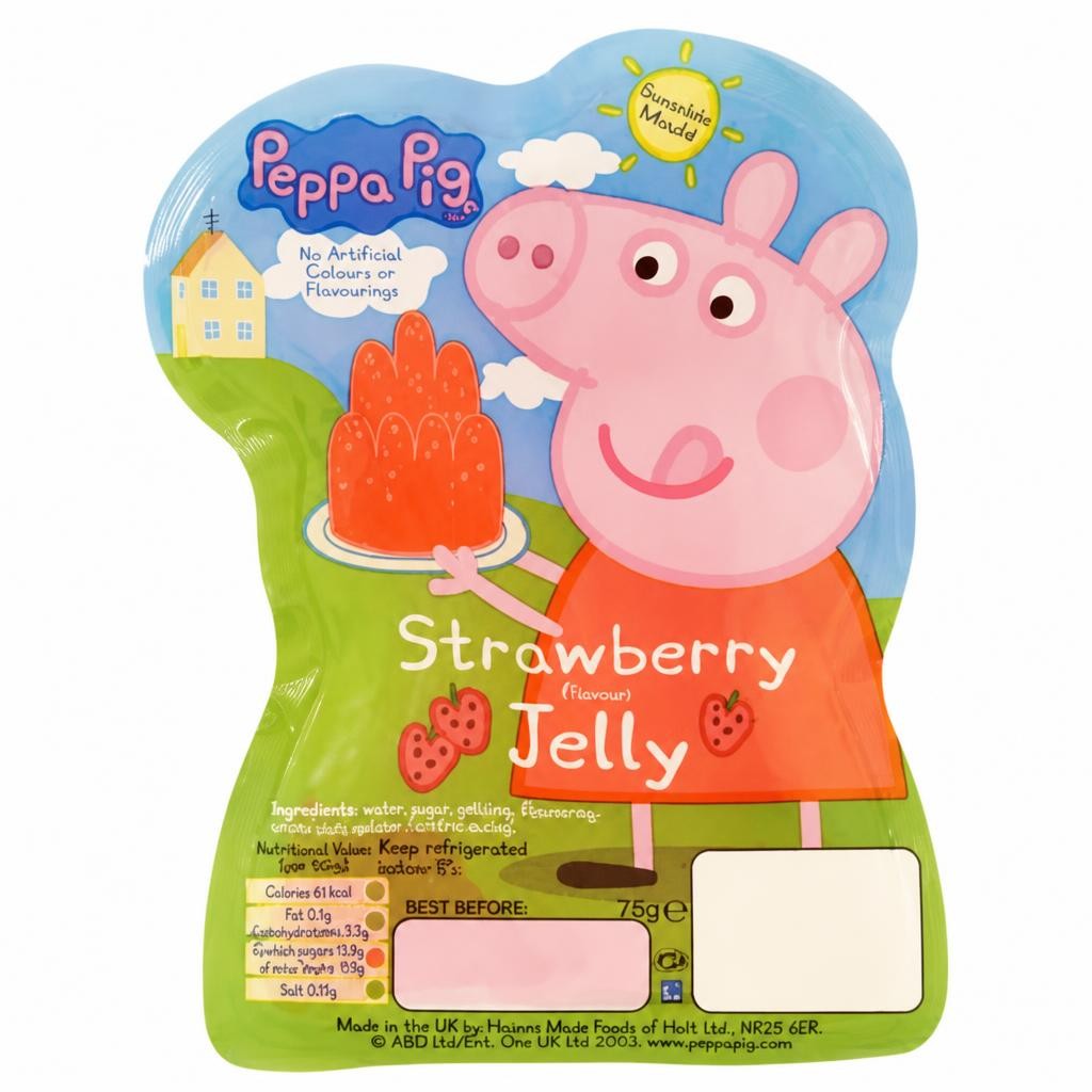 Peppa Pig Strawberry Flavour Jelly 75g