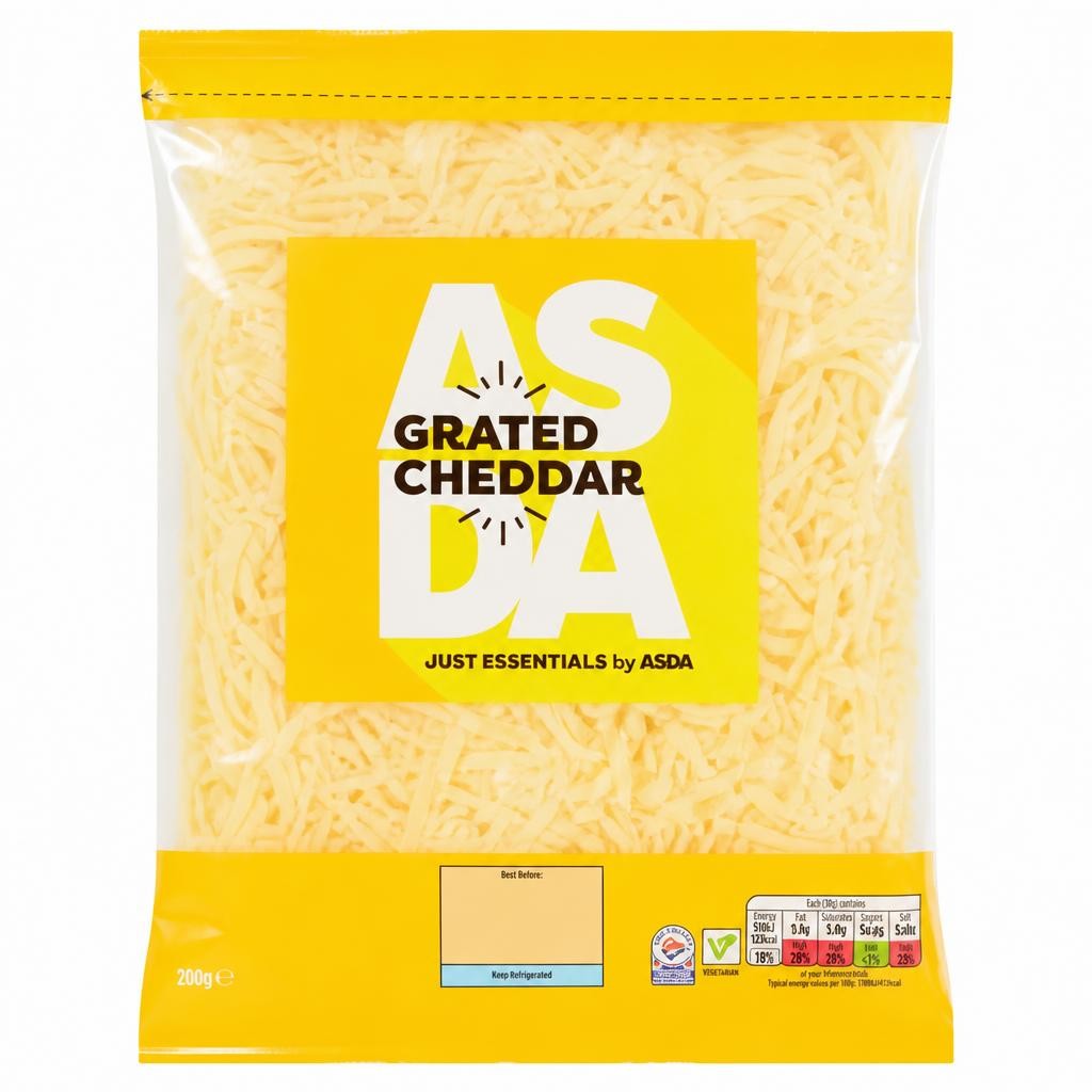 JUST ESSENTIALS by ASDA Grated Cheddar 500g