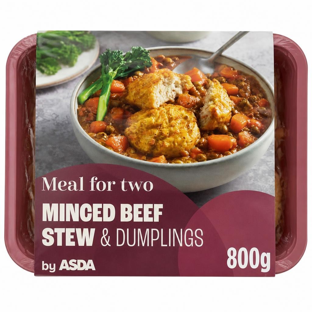 ASDA Minced Beef Stew & Dumplings 800g