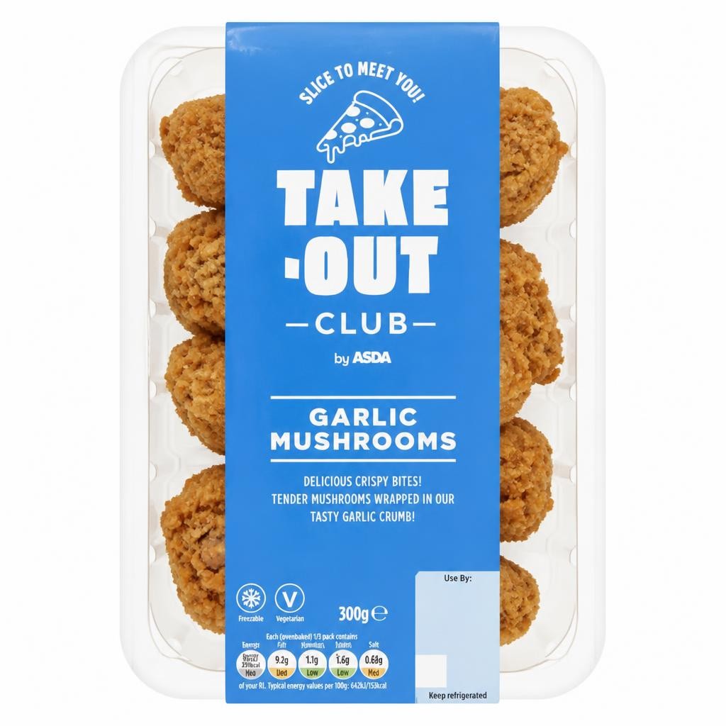 ASDA Take-Out Club Garlic Mushrooms 300g