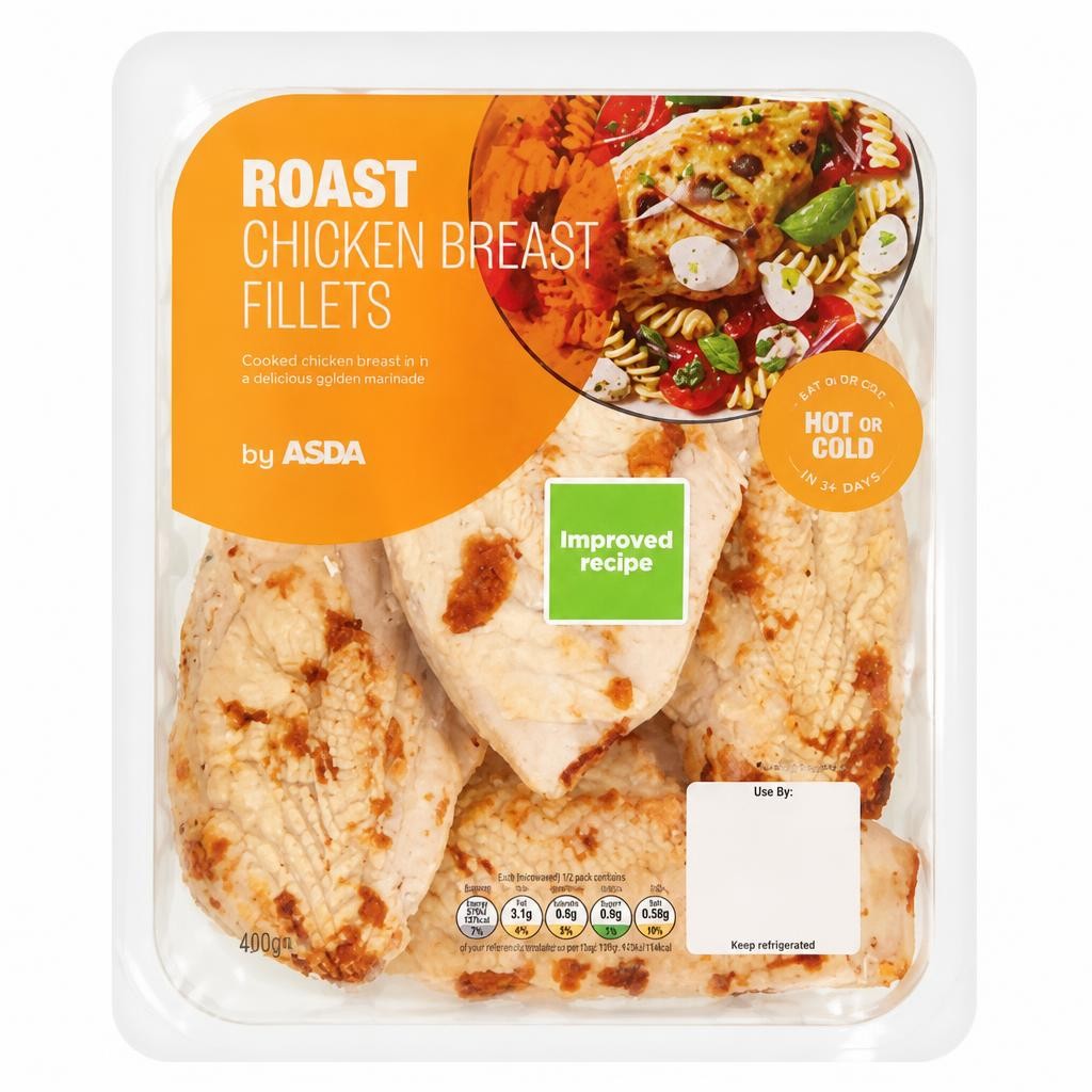 ASDA Roast Chicken Breast Fillets 480g