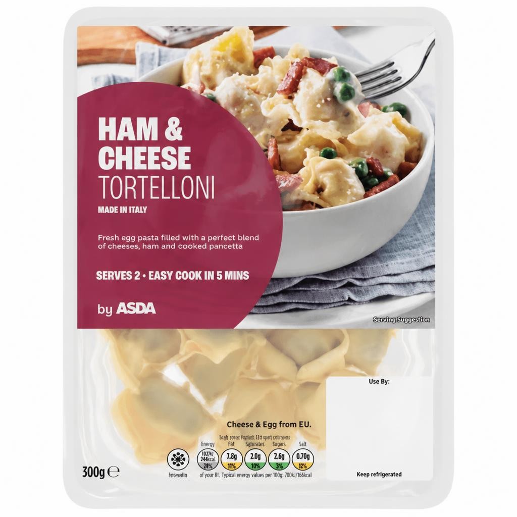 ASDA Ham & Cheese Tortelloni 300g