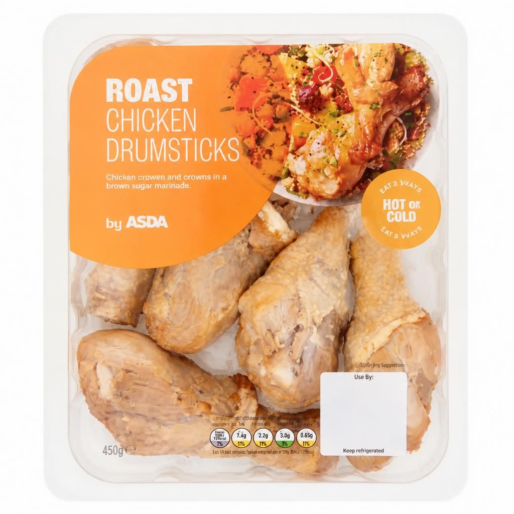 ASDA Roast Chicken Drumsticks 450g