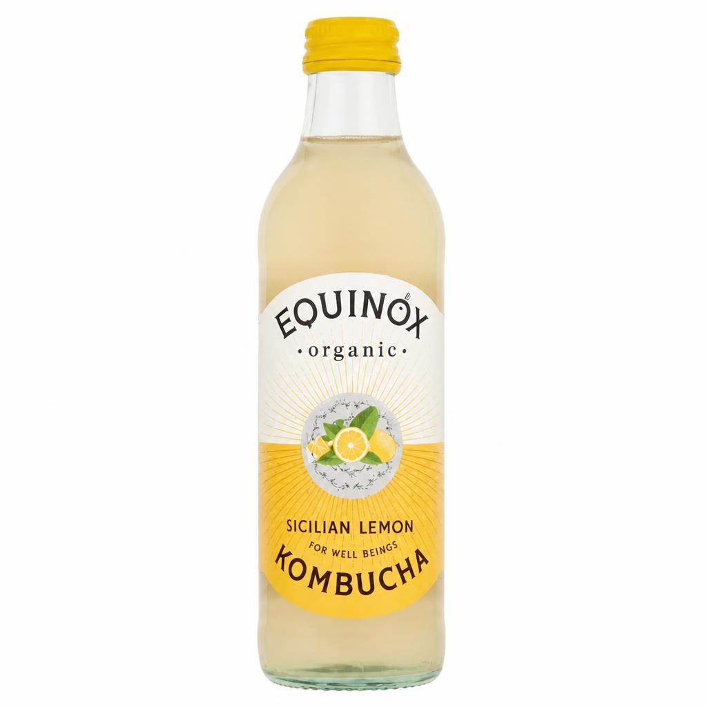 Equinox Organic Sicilian Lemon Kombucha 275ml