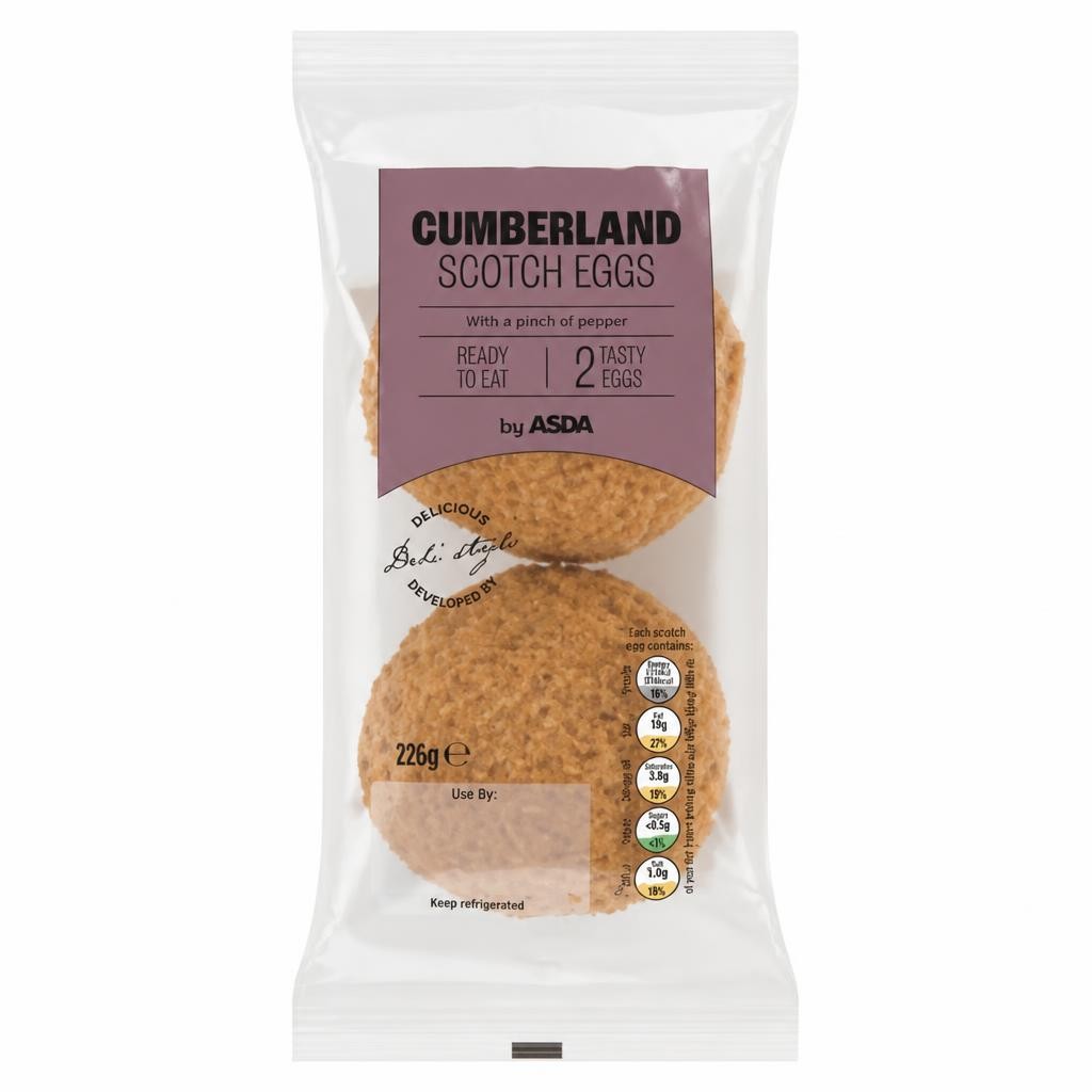 ASDA 2 Cumberland Scotch Eggs 226g
