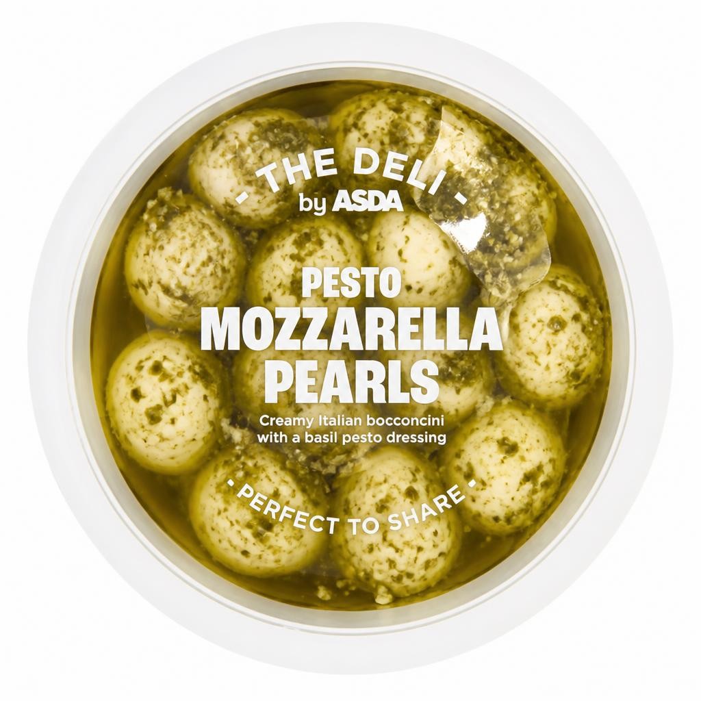ASDA the Deli Pesto Mozzarella Pearls 130g