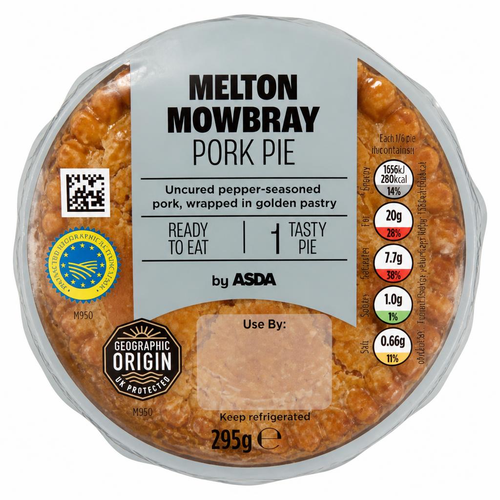 ASDA Melton Mowbray Pork Pie 295g
