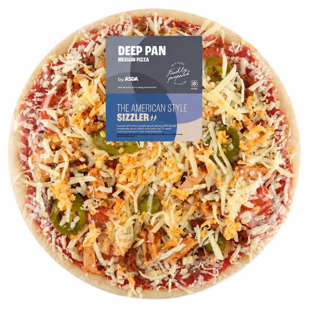 ASDA The American Style Sizzler Medium Deep Pan Pizza 433g