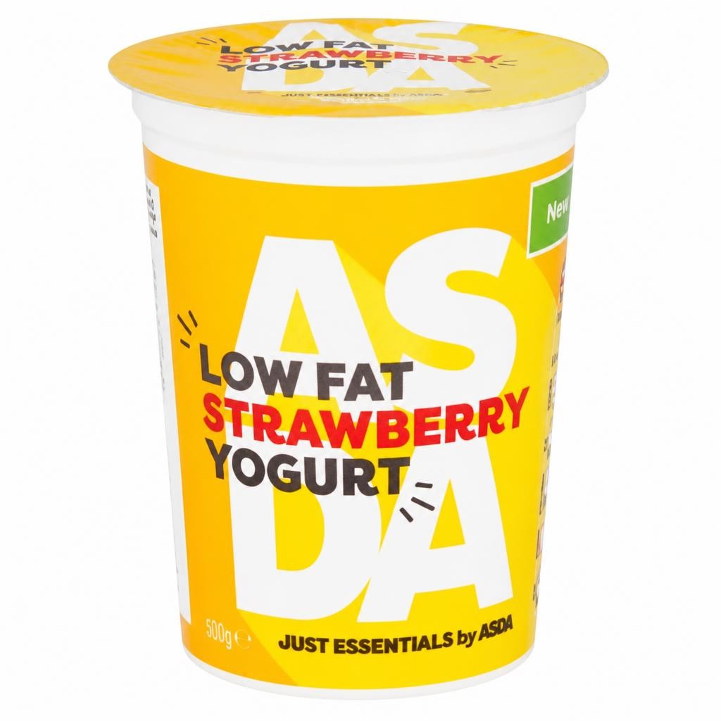 JUST ESSENTIALS by ASDA Low Fat Strawberry Yogurt 450g