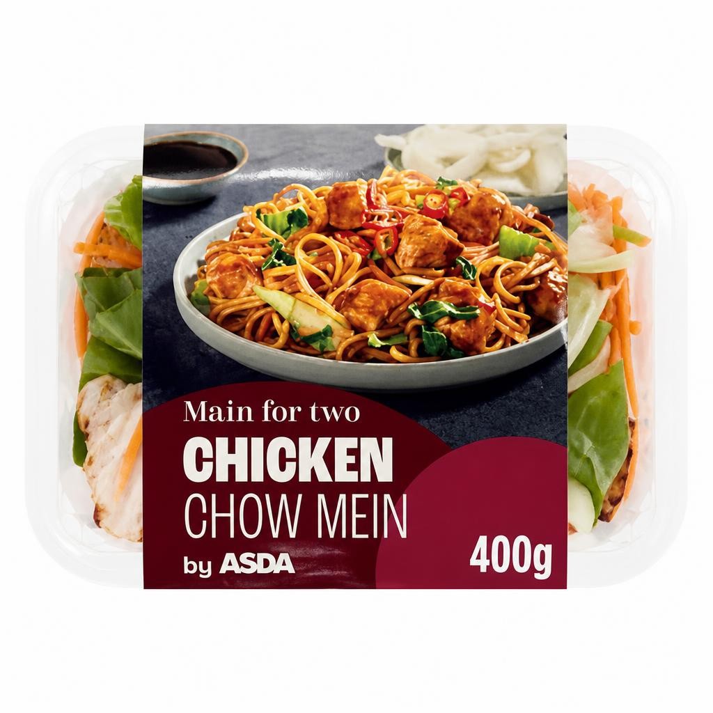 ASDA Main for Two Main Chicken Chow Mein 400g