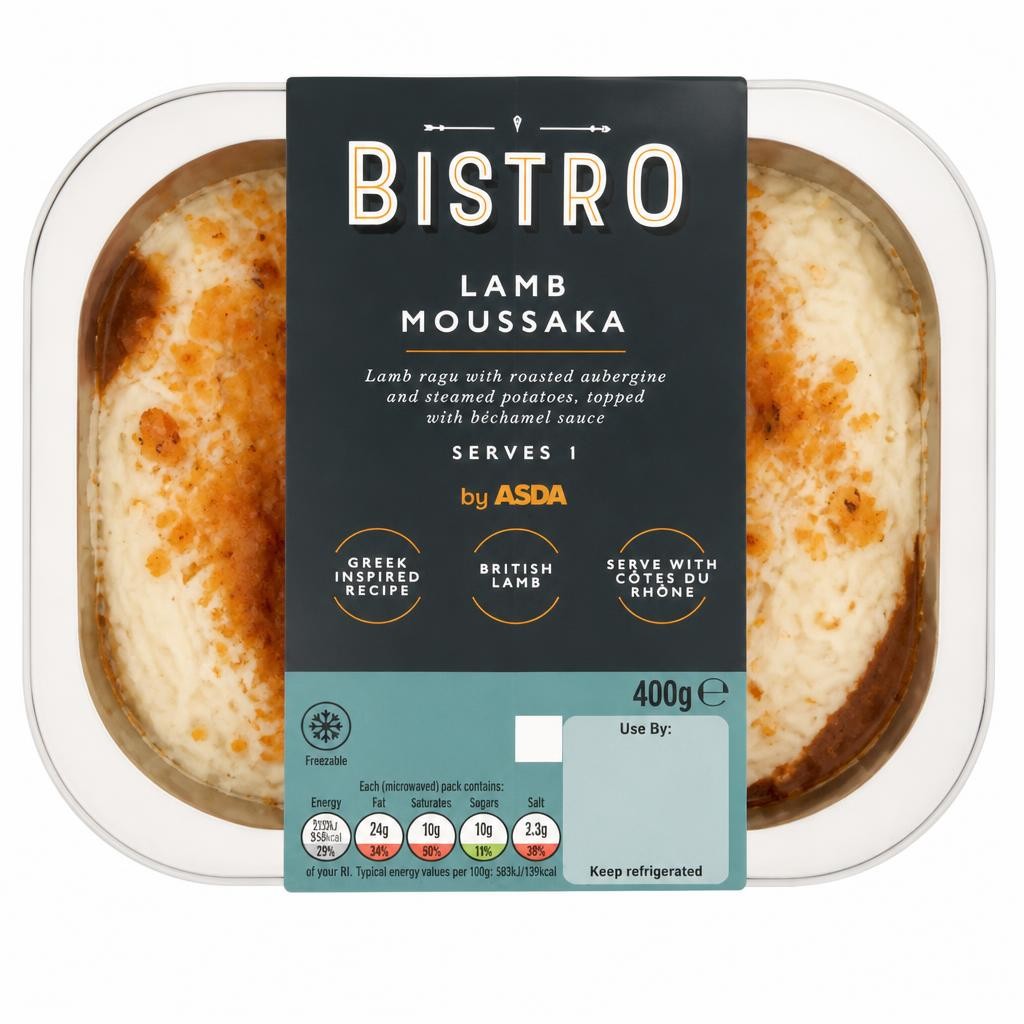 Bistro by ASDA Lamb Moussaka 400g