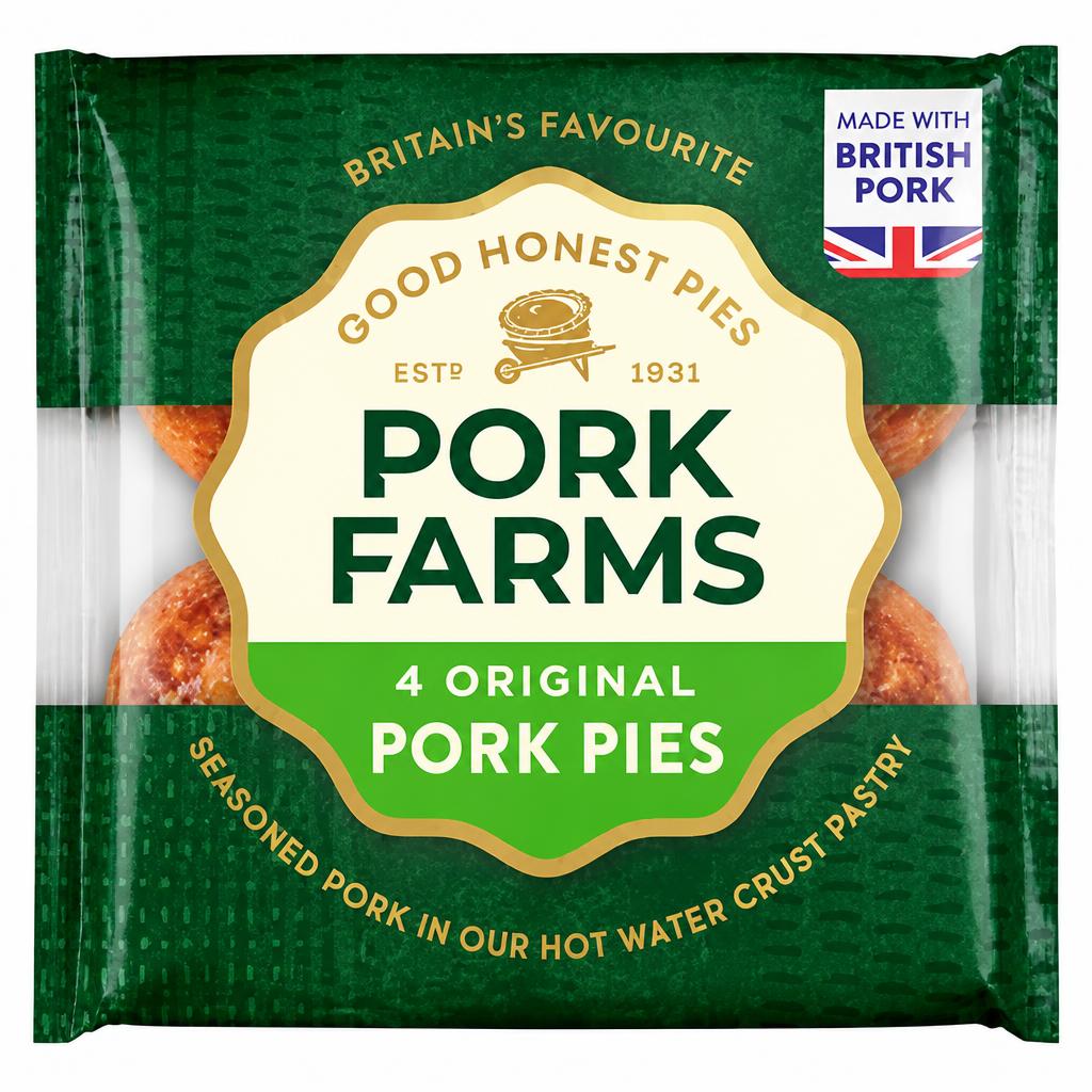 Pork Farms 4 Original Pork Pies 260g