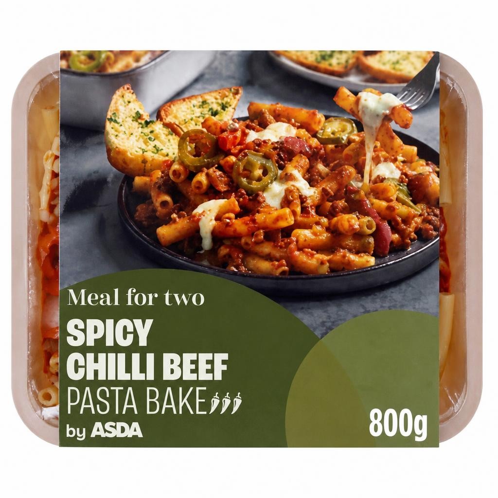 ASDA Spicy Chilli Beef Pasta Bake 800g