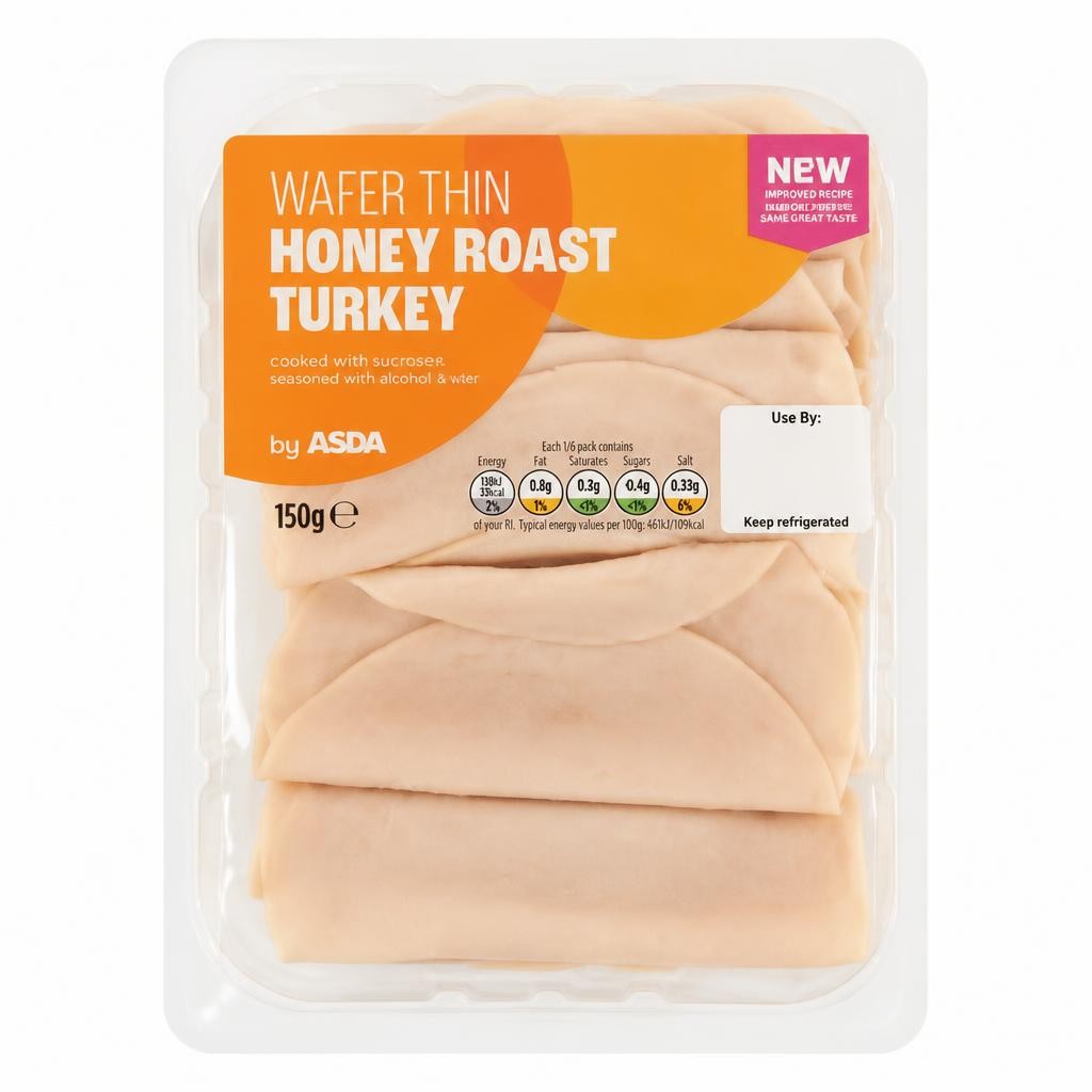 ASDA Wafer Thin Honey Roast Turkey 150g