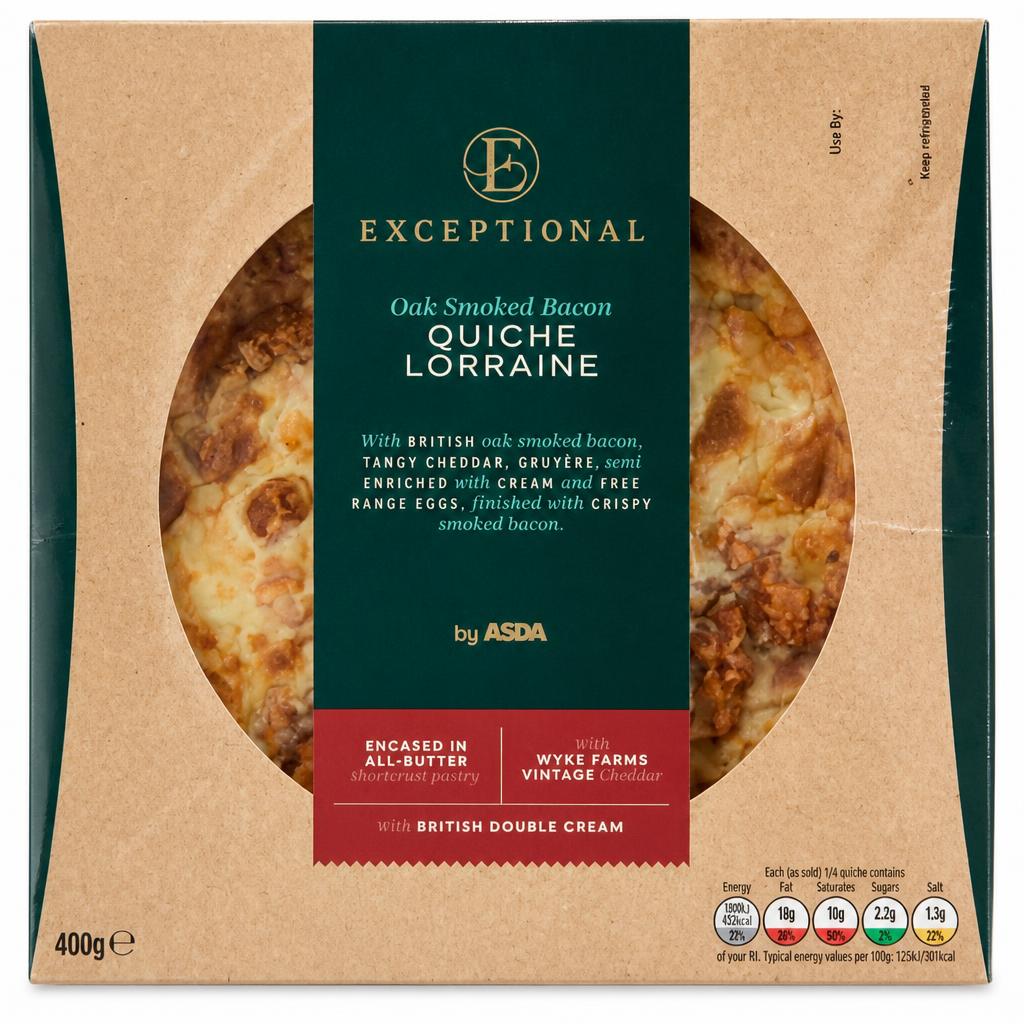 Exceptional by ASDA Quiche Lorraine 400g