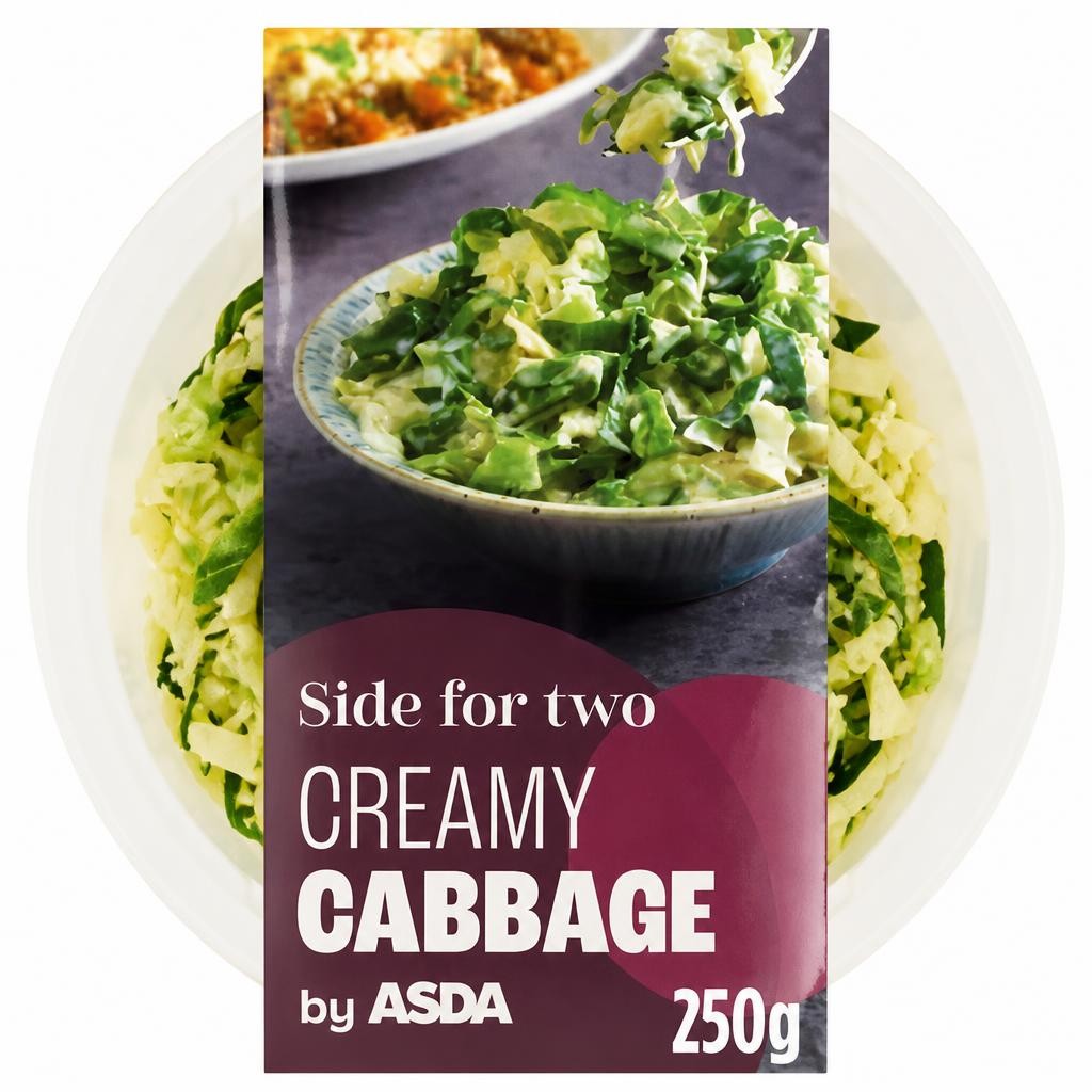 ASDA Side for Two Creamy Cabbage 250g