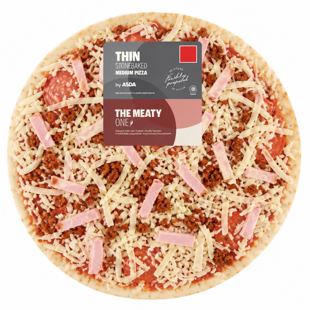 ASDA Medium Thin Stonebaked Pizza 358g