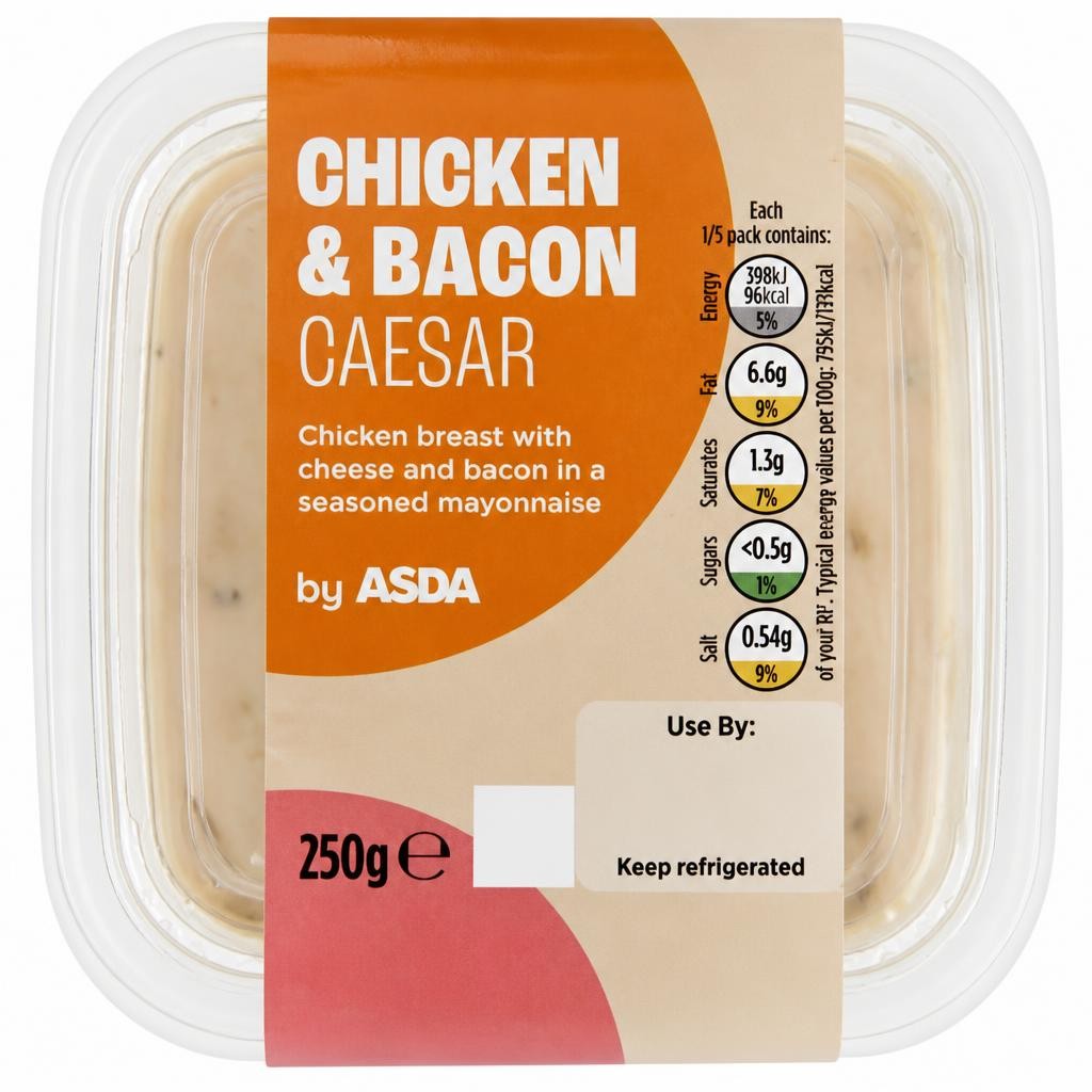 ASDA Chicken & Bacon Caesar 250g